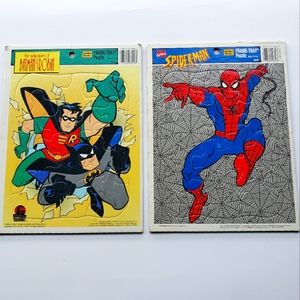 1995 Spiderman & Batman Vintage Puzzles